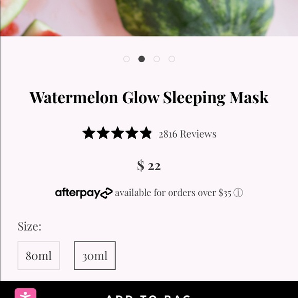 Watermelon glow sleeping mask - Picture 4 of 4